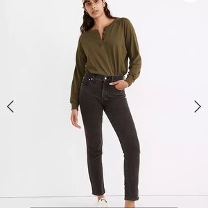 Madewell Midrise Perfect Vinatge Jean in Lunar Wash
